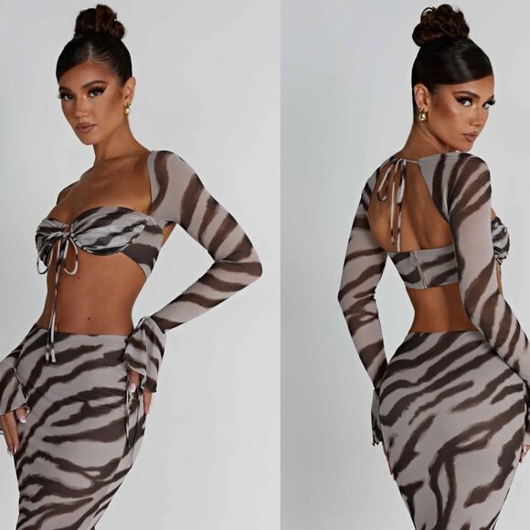 BabyBoo Priscilla top zebra print xs BNWT - Picture 1 of 1